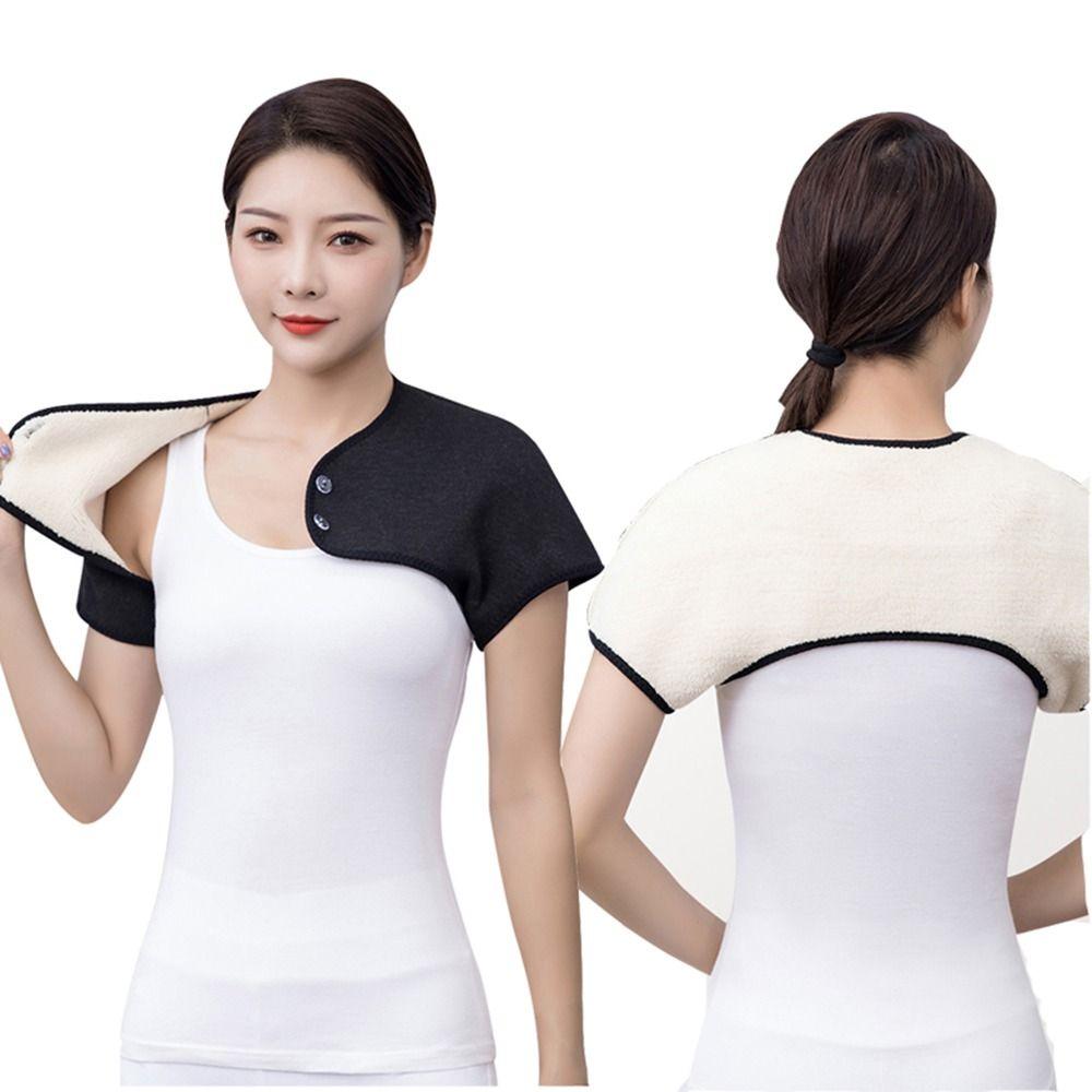 For Female Scarf Thickened Shoulder Protector Detachable Shawl Shoulder Warmer Wrap Brace Pad