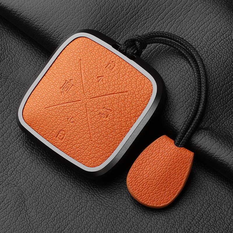 Для Zeekr 001 007 7X X 009 Чехол для ключа Пряжка Bluetooth-карта Чехол для ключа Автомобильные аксессуары из натуральной козьей кожи Чехол для автомобильного ключа Модификация