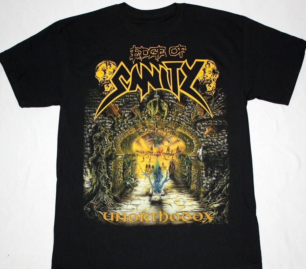 Новая рубашка EDGE OF SANITY UNORTHODOX'92 Подарок для фанатов Унисекс S-5XL Рубашка BT796 Унисекс Футболка