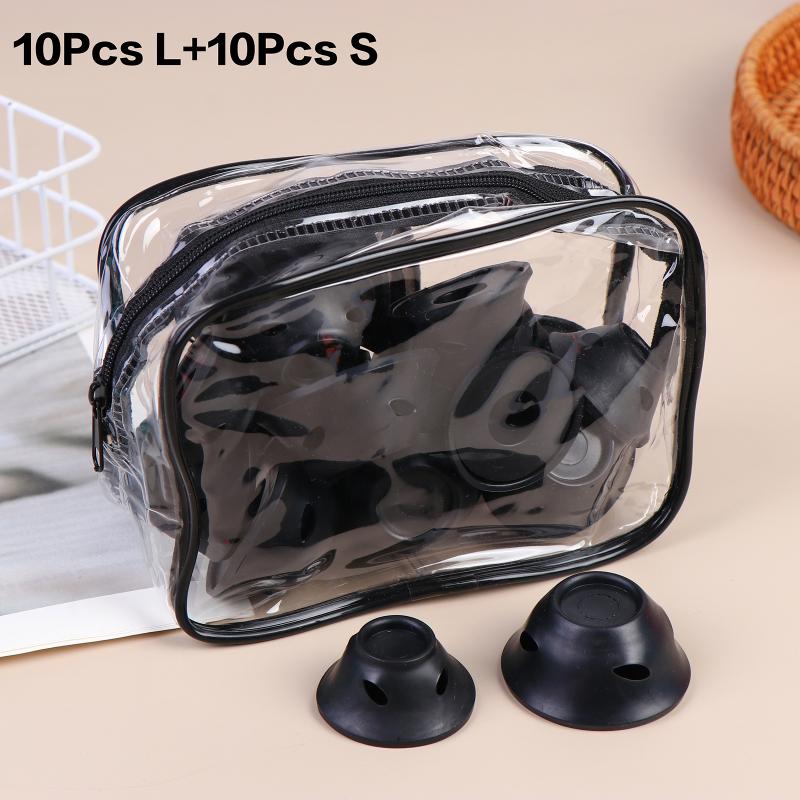 20 шт. Силиконовые бигуди для завивки волос DIY Набор с формами грибов и колокольчиков Спиральный дизайн Мягкая конструкция Легкое снятие Локоны