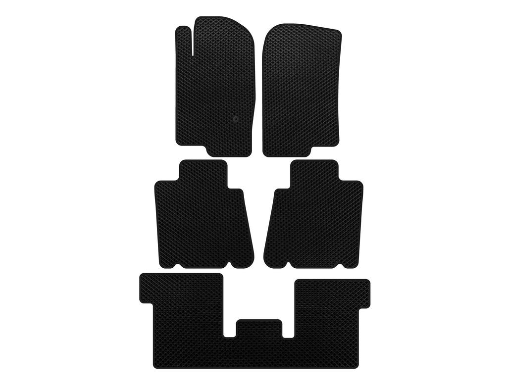 Коврики EVA (3 ряда, Черный) для Ford Explorer 2001-2005 гг