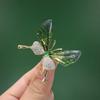 Explosion-Proof Butterfly Brooch Insect Corsage Women'S Accessory Acrylic Transparent Wings High-Grade Clothing Pin