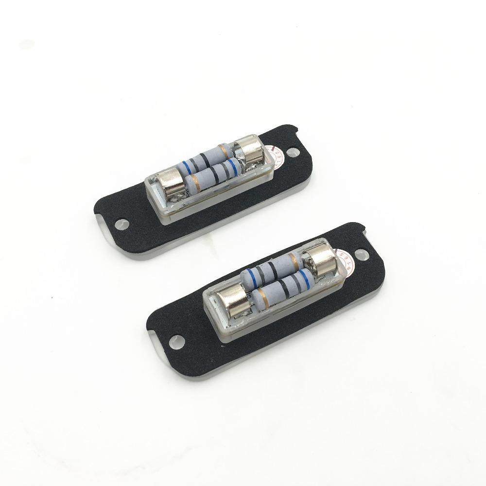 2x Светодиодная лампа подсветки номерного знака прямого прилегания для Mercedes-Benz W251 R-Class W164 ML-Class X164 GL-Class