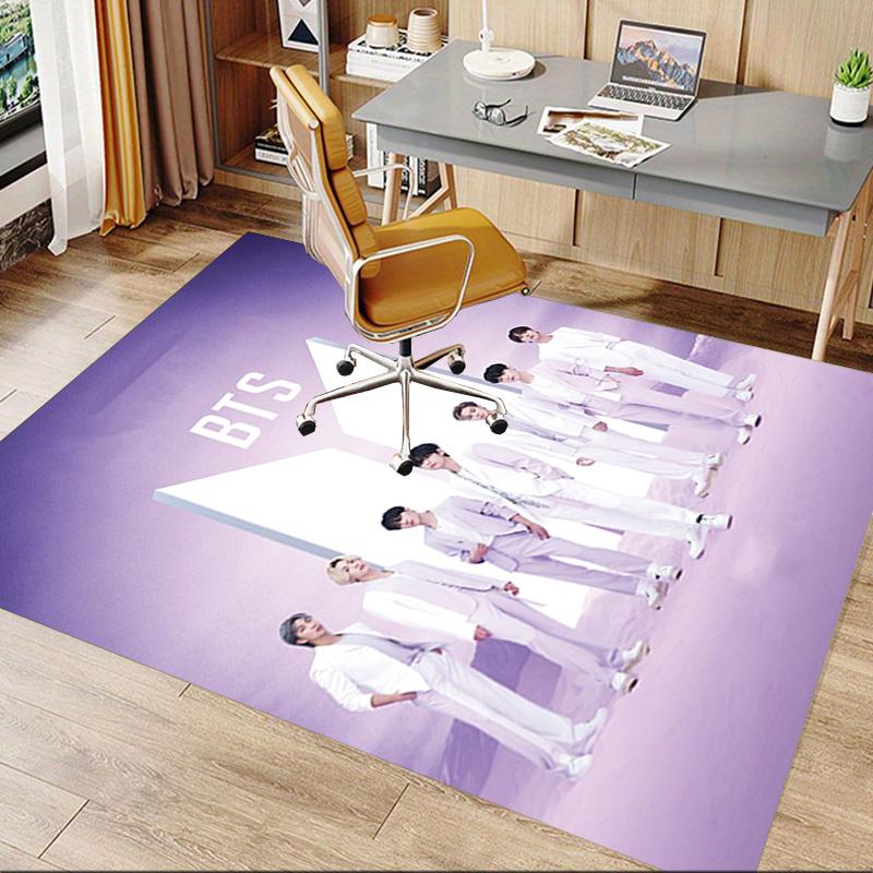 Bts Door Dreams Carpet For Playroom Bedroom Living Room Sofa Home Decorkids Game Area Rug Nonslip Floor Mat