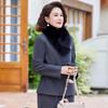 New Chinese Style Padded & Woolen Jacket for Middle-Aged Women
