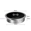 Qi Wireless Charger Built-in Table - Embedded Fast Charger for iPhone 11 13 AirPods Xiaomi Mobile Phones
