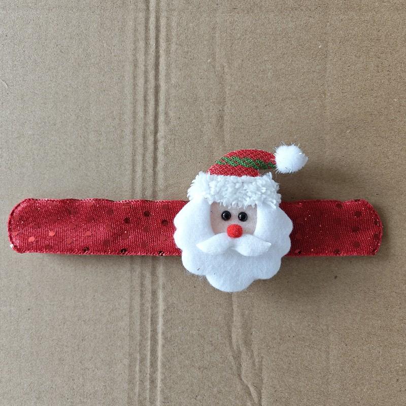 Children's Christmas Light-Up Cartoon Slap Band Watch Ornament