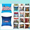 Уютная наволочка на подушку в стиле Roblox для декора дивана и автомобиля