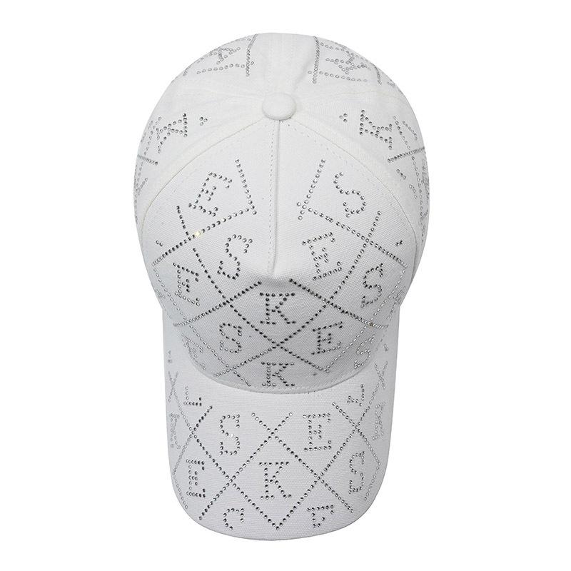 Весенне-летняя бейсболка со стразами и буквами, женская солнцезащитная кепка с солнцезащитным козырьком, женская панама с хвостиком, кепка с козырьком