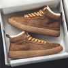 Fashion 2024 Winter Warm Casual High Shoes for Men Lace-up Plush Comfort Man Driving Footwear Brand Vintage Men Street Sneakers Non-slip