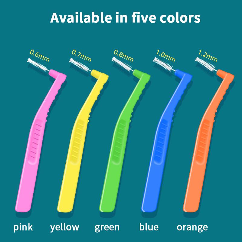 Межзубные щетки для зубов Гигиена полости рта Зубная нить Головка L/I формы Инструмент для чистки зубов для брекетов Зубочистка