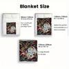 Moon diviner 2D Flat Pattern Flannel Blanket High quality All Seasons Warmth and Comfort Perfect for Christmas Gifts.SMT0917574
