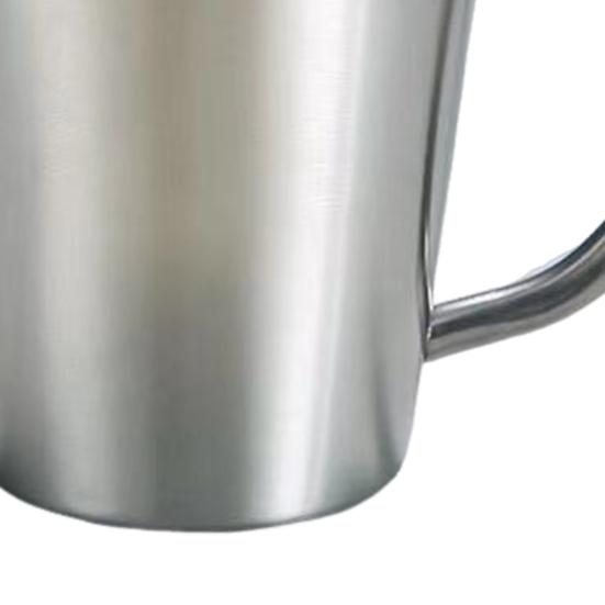 Coffee Mug Heart-Shaped Rhinestone Water Cup Stainless Steel Faux Crystal Mugs for Hot Beverage