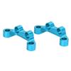 2Pcs RC Metal Upper Suspension Arm Mount for Tamiya TT02 1/10 RC Car Upgrade PartsBlue
