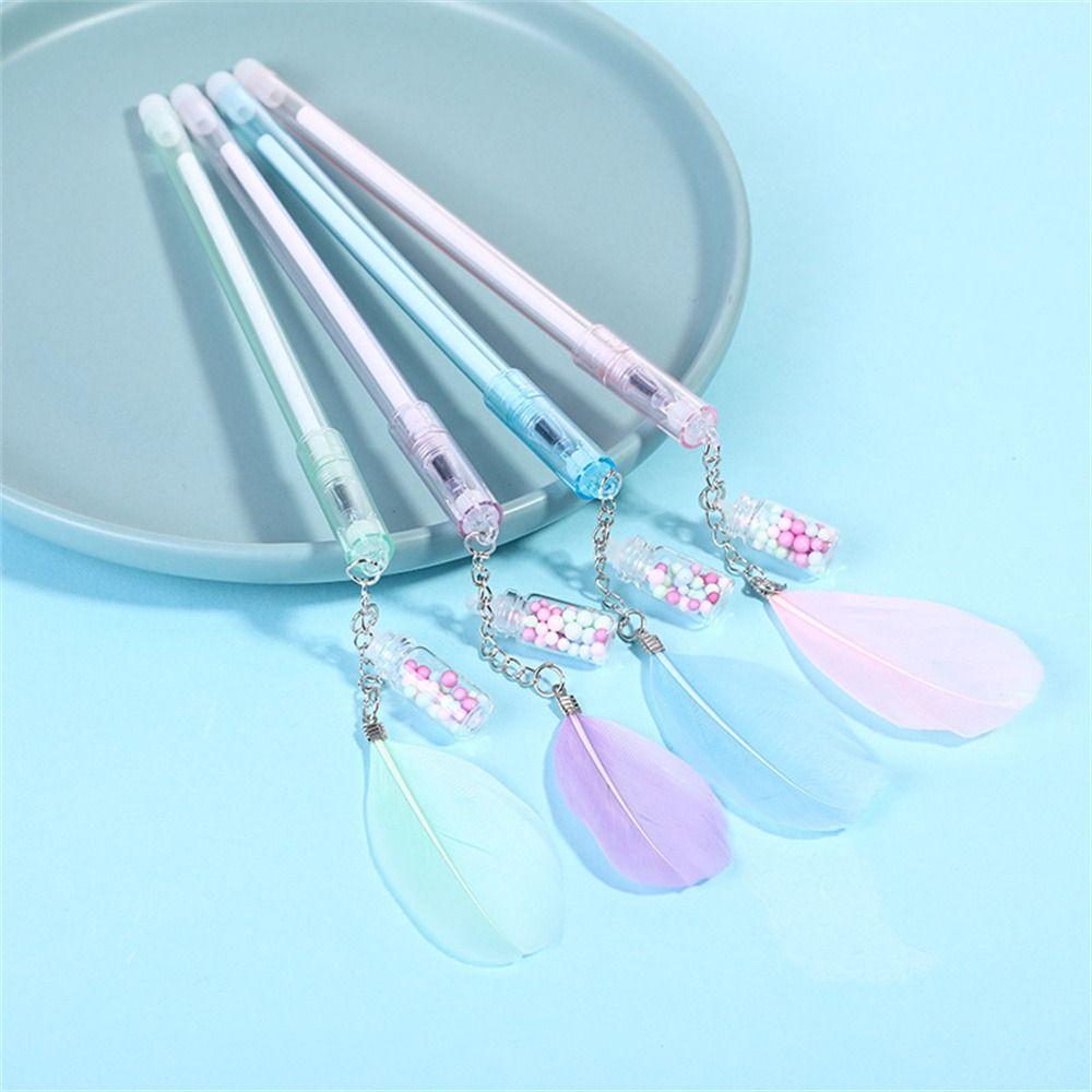 Creative Sweet School Stationery for Girl Student Signature Pen Erasable Pen Pendant Pen Gel Pen