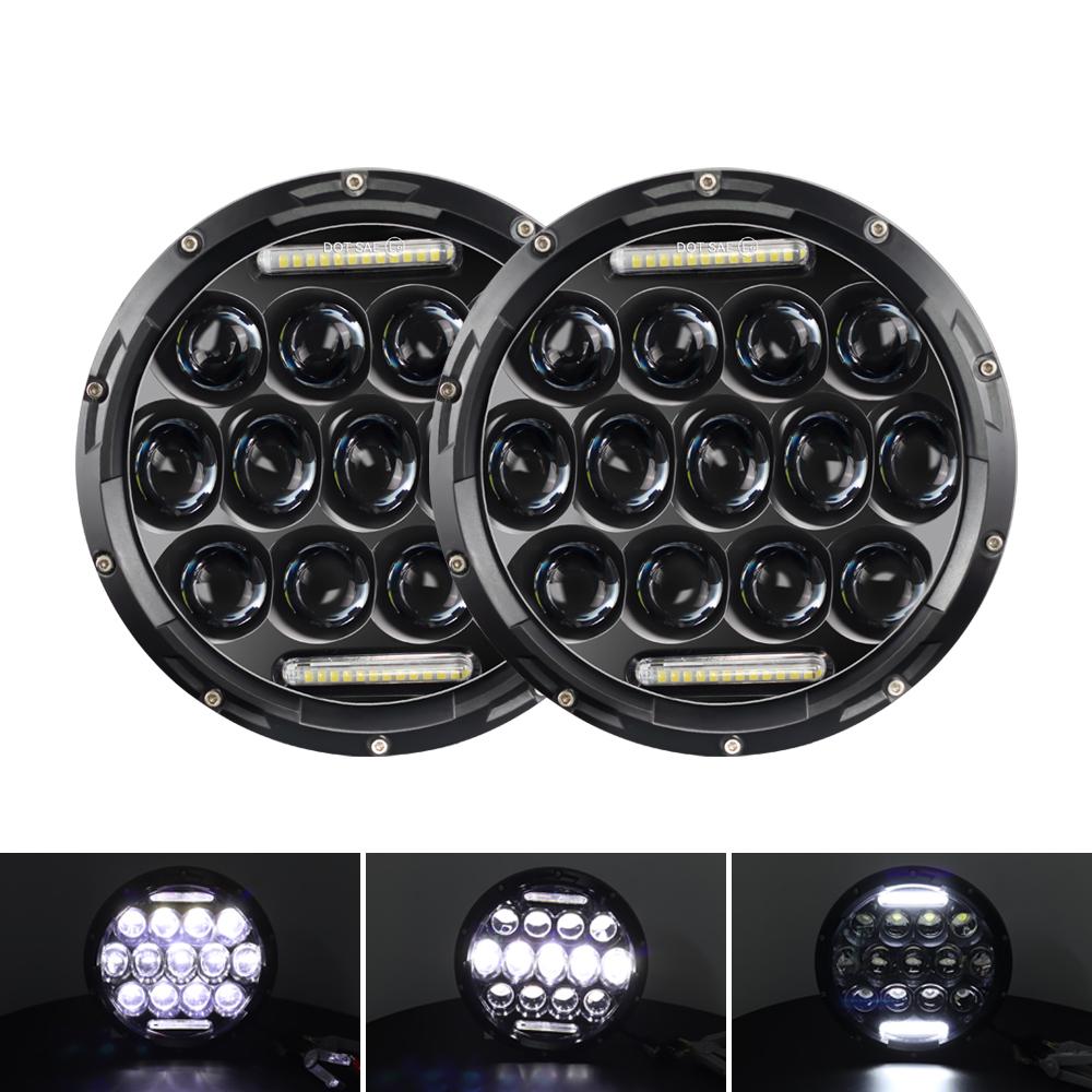 Мотоциклетная 7-дюймовая светодиодная фара для Harley Touring Ultra Classic Electra Street Glide Road King Yamaha Мотоциклетная фара