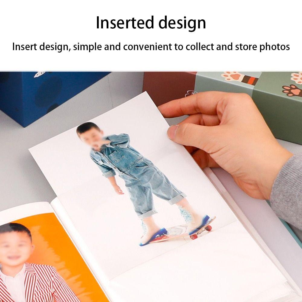 100 Pockets Photo Album DIY Photo Storage Album Creative Photo Collection Book Children