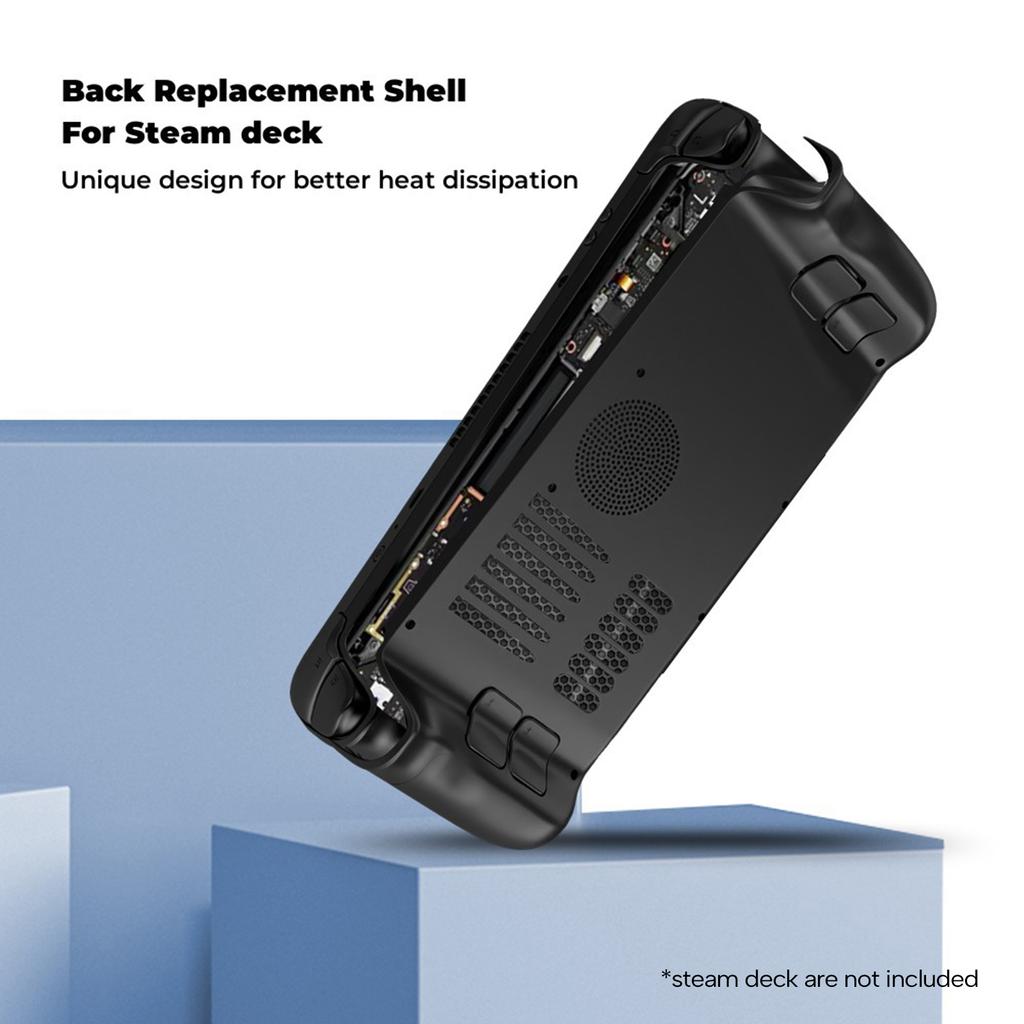 Пластиковая задняя пластина, сменная задняя крышка, крышка для рассеивания тепла, улучшает игровой процесс благодаря противоскользящему дизайну
