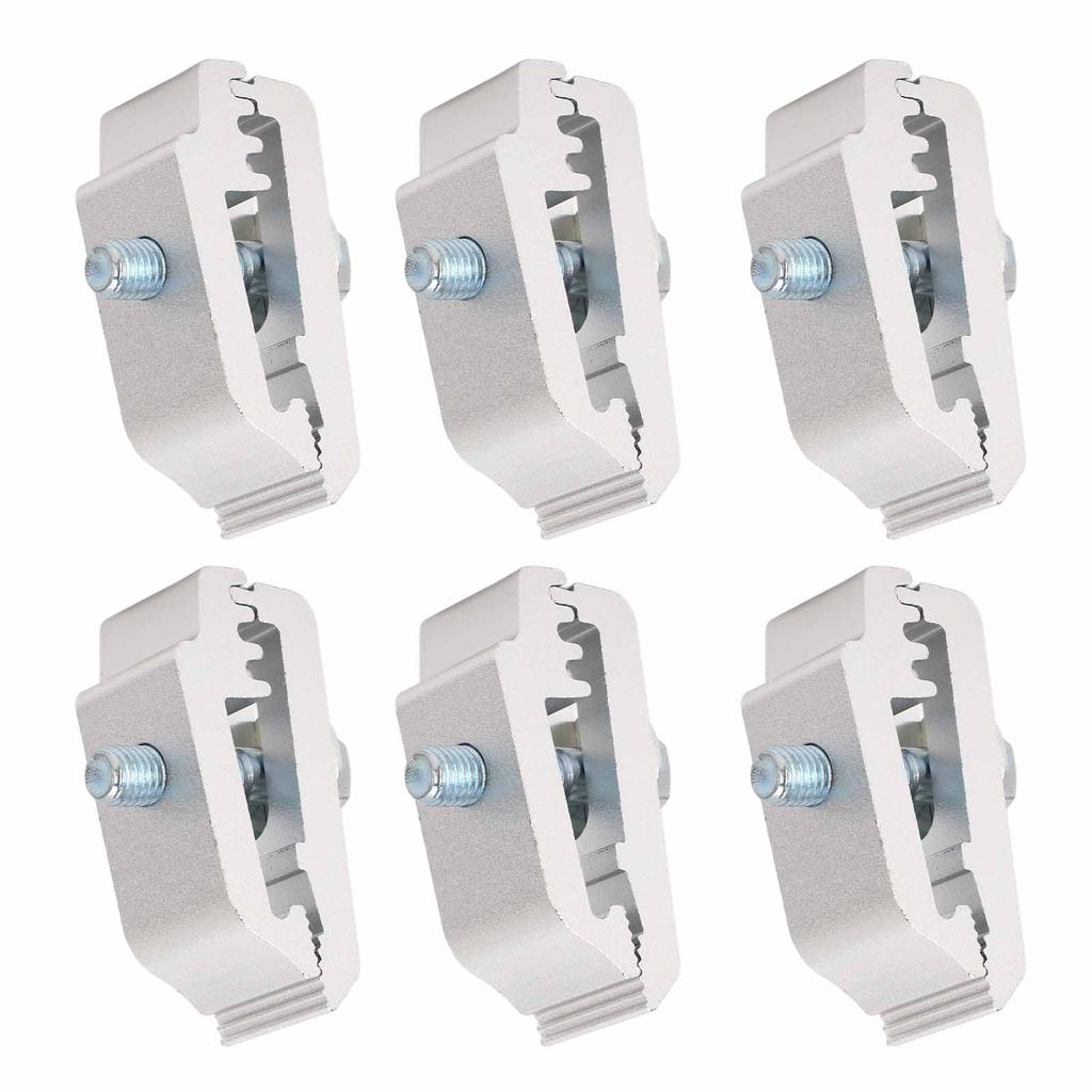 6pcs Truck Bed Cover Clamps 1112514 Aluminum Low Pro Truck Mounting Clamps for Most Truck Beds