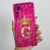 Чехол для Xiaomi 12 Lite Чехол для Xiaomi 12T Pro 5G Чехол с буквой-короной для пары Мягкий жидкий силикон Защитная задняя крышка для объектива
