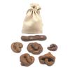 6Pcs Realistic Poop Novelty Mischief Toys Prank Poop Toys for Joke Trick Halloween April Fools" Day