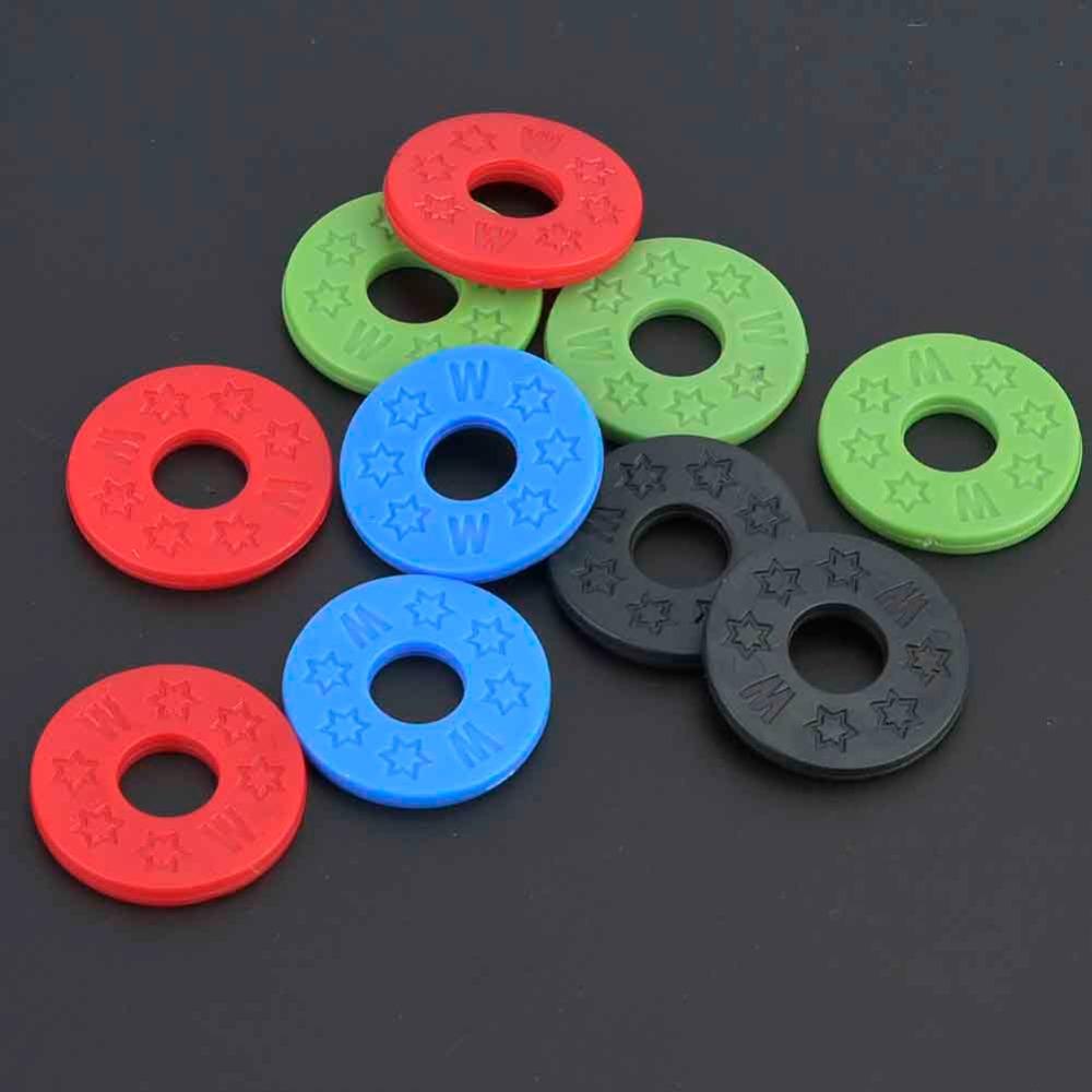 40PCS Rubber Material Guitar Strap Locks Black, Red, Green, Blue Bass Guitar Accessory Bass Guitar
