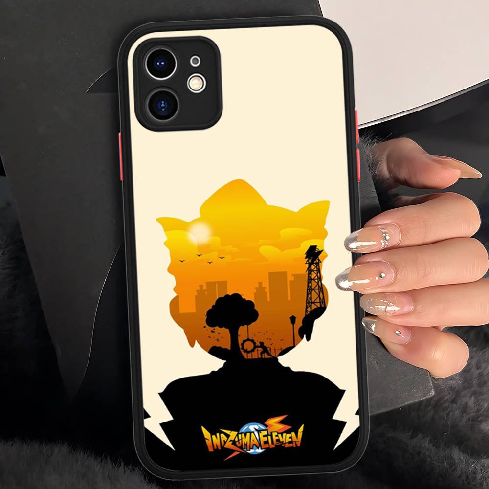 Axel Blaze Firestorm Inazuma Eleven Phone Case For IPhone 16e 16 15 14 13 12 11 Pro Max X XS Max Plus Matte Clear