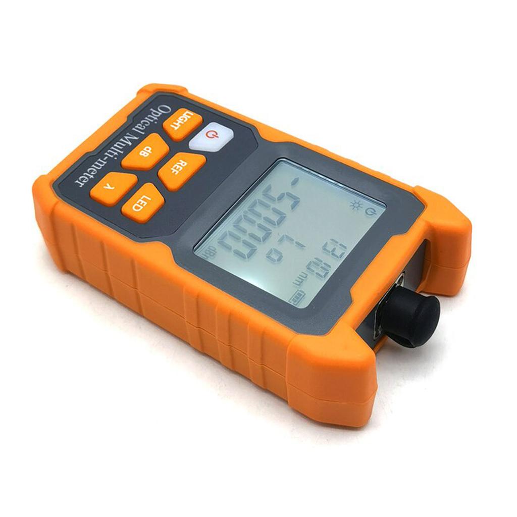 Optical Power Meter ‑50‑26dbm Portable Fiber Optic Tester FC SC ST Universal Interface 800‑1700nm Wavelength