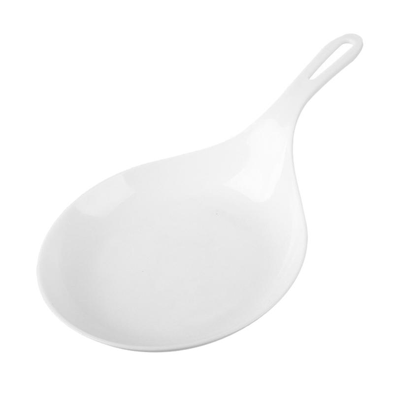 Корейская ручная тарелка, модная, белая, с ручкой, большая ложка, поднос для картофеля фри, жареной курицы, закуски, фрукты, десерт, торт, блюдо, новое