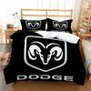 Мода D-Dodge-Ram-Автомобиль Всесезонный пододеяльник Одеяло Постельные комплекты Мягкий пододеяльник и наволочки Односпальный_Двуспальный_Королевский_Кинг