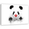 Печать на холсте Панда с клоунским носом