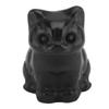 Crystal Cat Statue Small Lucky Cute Kitten Sitting Figurine Gemstone Decoration Desk Decor Obsidian