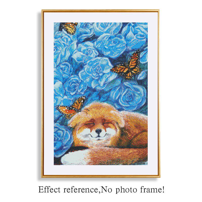 Алмазная картина с изображением животных, вышивка крестом, Алмазная мозаика, картины с изображением лисы, Алмазная вышивка