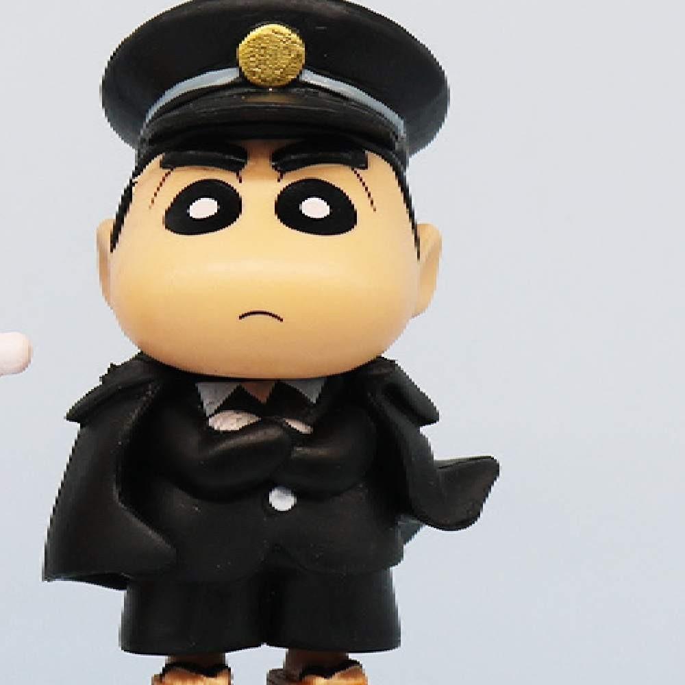 Trendy Crayon Shin-chan Pvc Action Figure Model Car Decor Desk Display 8.5cm