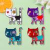 Charming Cartoon Cat Pin Brooch Cute Things Women Unisex Lovely Jewelry Animal Casual Brooches For Women'S Clothing