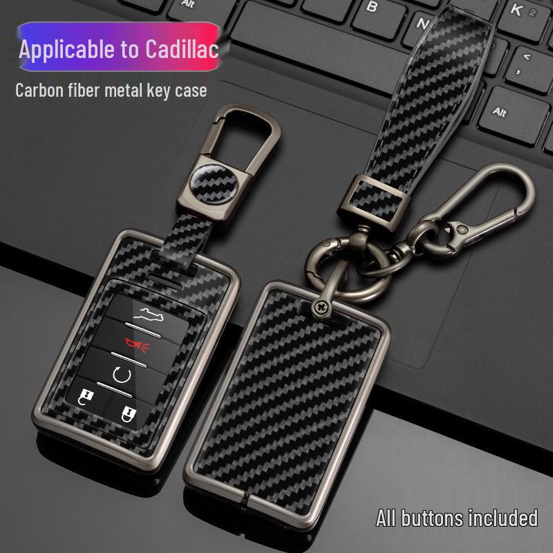 Премиальный чехол для ключей для Cadillac XTS, SLS, Seville, CTS, SRX, Escalade, ATS - Мужской роскошный аксессуар