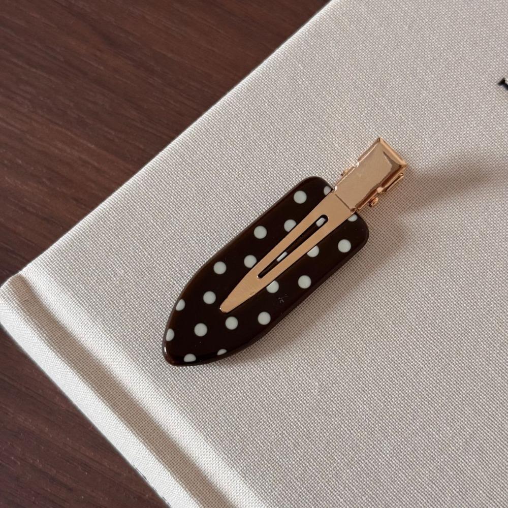 Acetic Acid Acetate Seamless Hairpin Wave Point Cute Barrette Fashionable Side Clip Work
