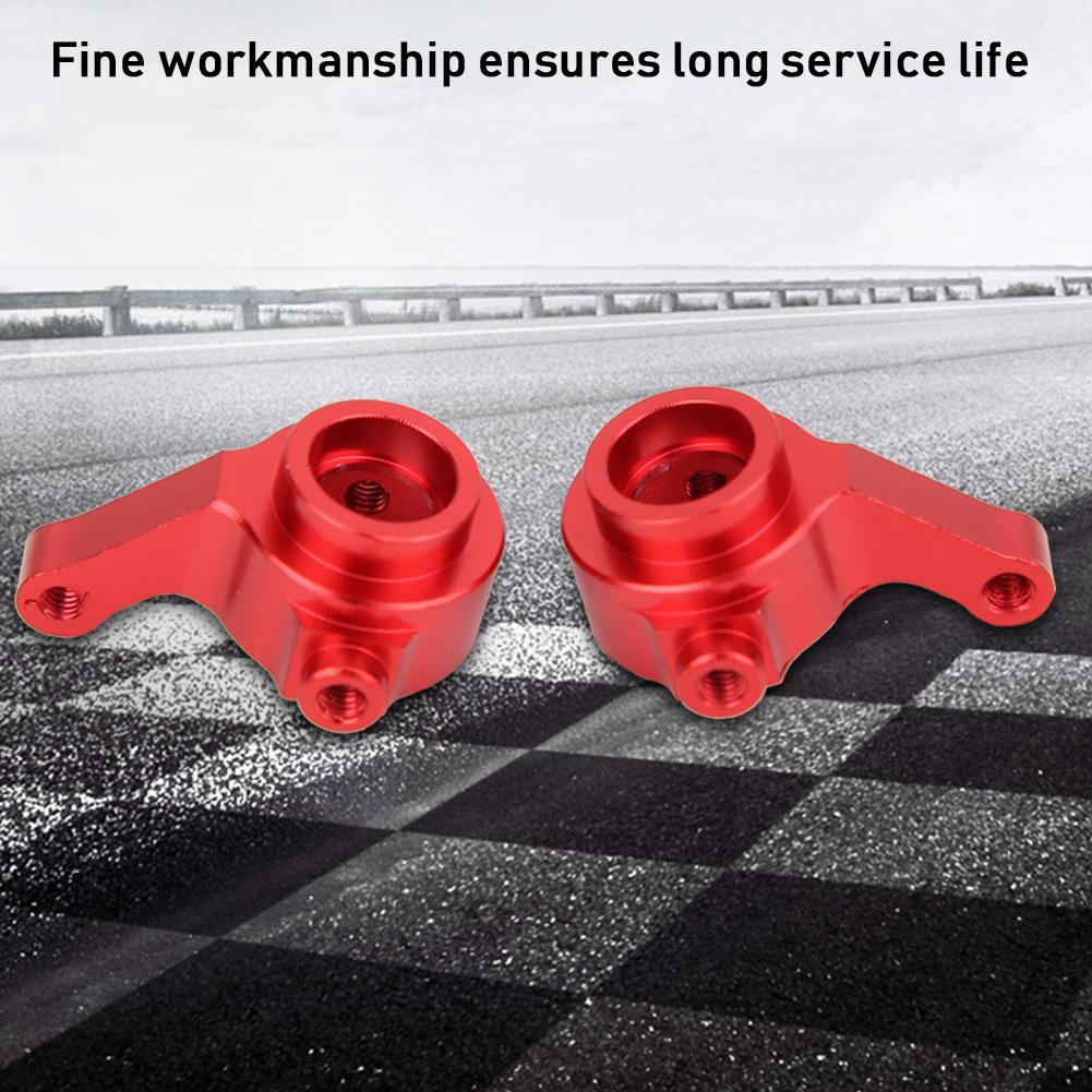 Aluminum Alloy Left Right Steering Cup Replacement Parts Fit for WL A959 A979 A969 1 18 RC CarRed