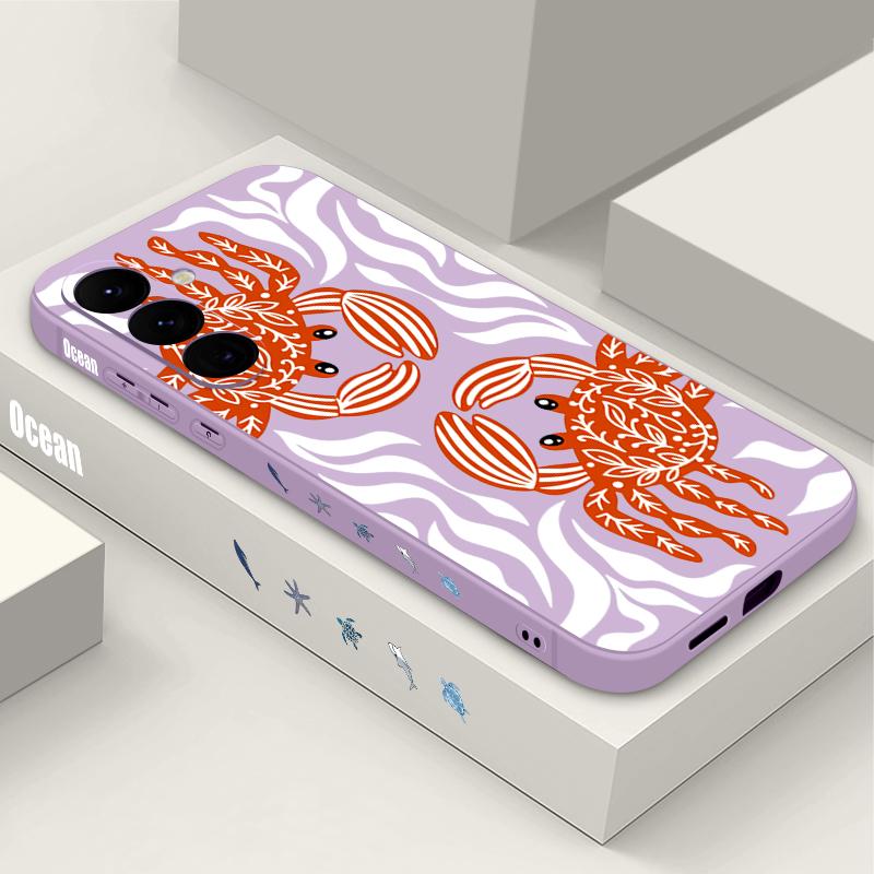 Винтажный чехол в полоску под сардину для Samsung Galaxy A57 A37 A17 A56 A36 A26 A16 A55 A54 5G S21 FE S22 S23 S24 Plus S25 S26 Ultra