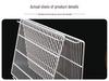 Refrigerator Freezer Beverage Rack with Layered Display Shelves and Fresh-Keeping Cabinet Mesh.