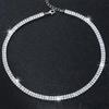 Adjustable Simple Lightweight Choker Collar Inlaid Cubic Zirconia Wedding Choker Necklace Jewelry Gift