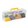 Transparent Hardware Tool Box Plastic Parts Box Portable Tool Storage Box