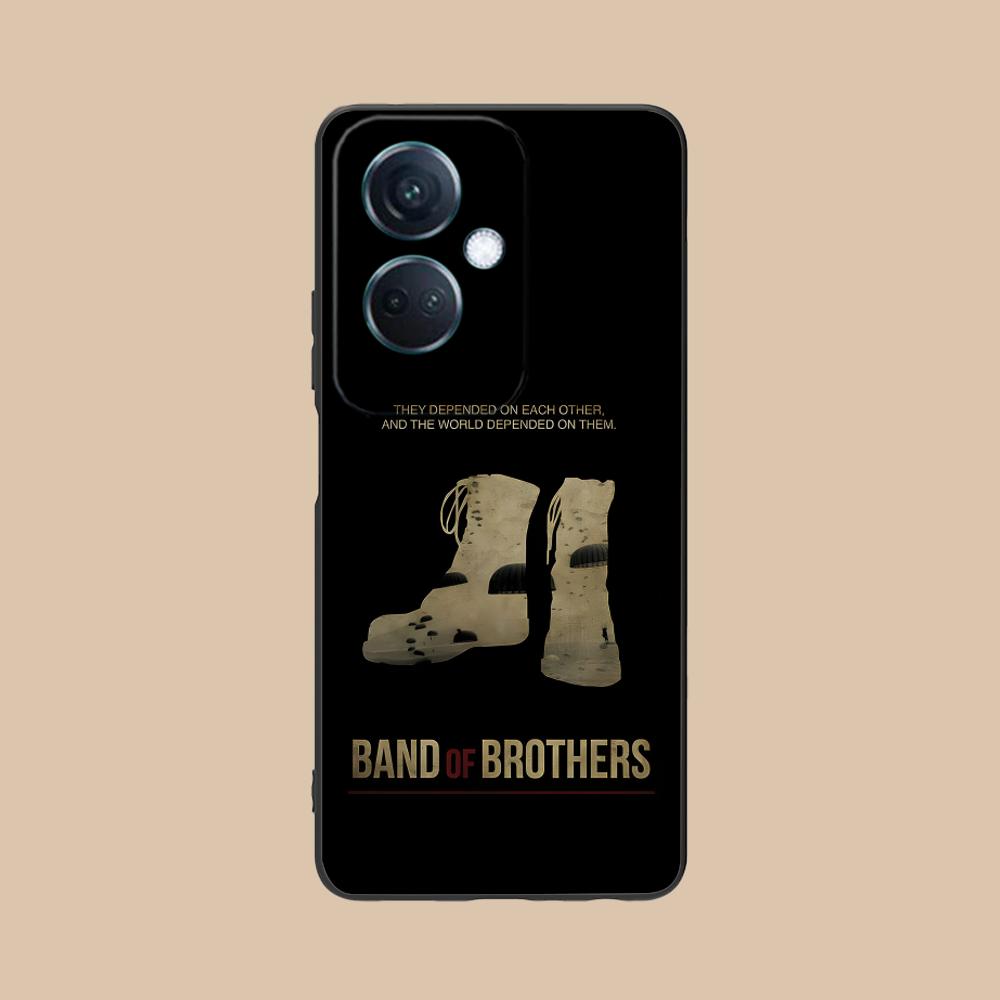 Чехол для телефона Band of Brothers для OPPO Reno 14 13 12 11 10 9 8 7 6 5 F T Pro 5G Мягкий ТПУ Ударопрочный Чехол