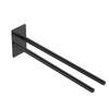Towel Rack Hand Towel Holder No Drilling Wall Mounted Stainless Steel Space Saving Double Towel Bar for Bathroom