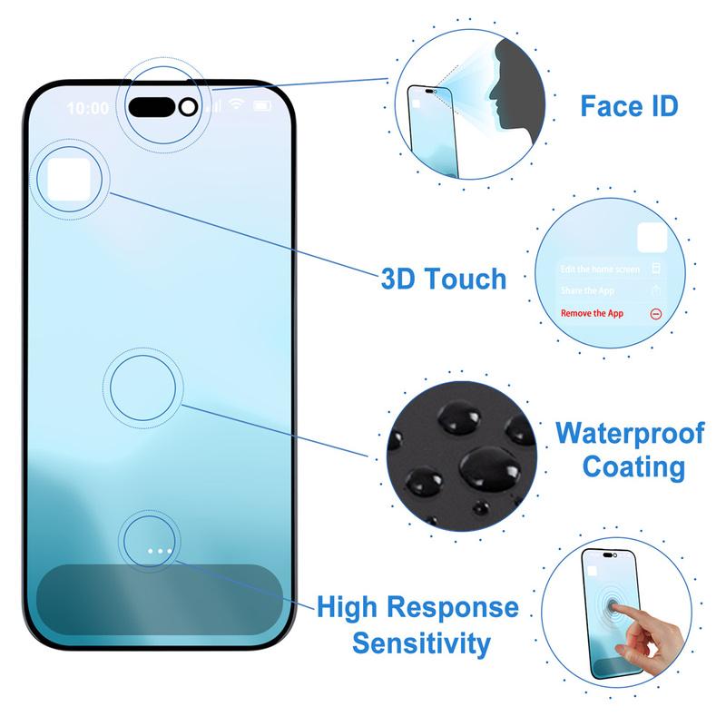 Новый Amoled-экран для iPhone 15, ЖК-дисплей, преобразователь сенсорного экрана в сборе для iPhone15, поддержка дисплея 3D Touch A3090 A2846