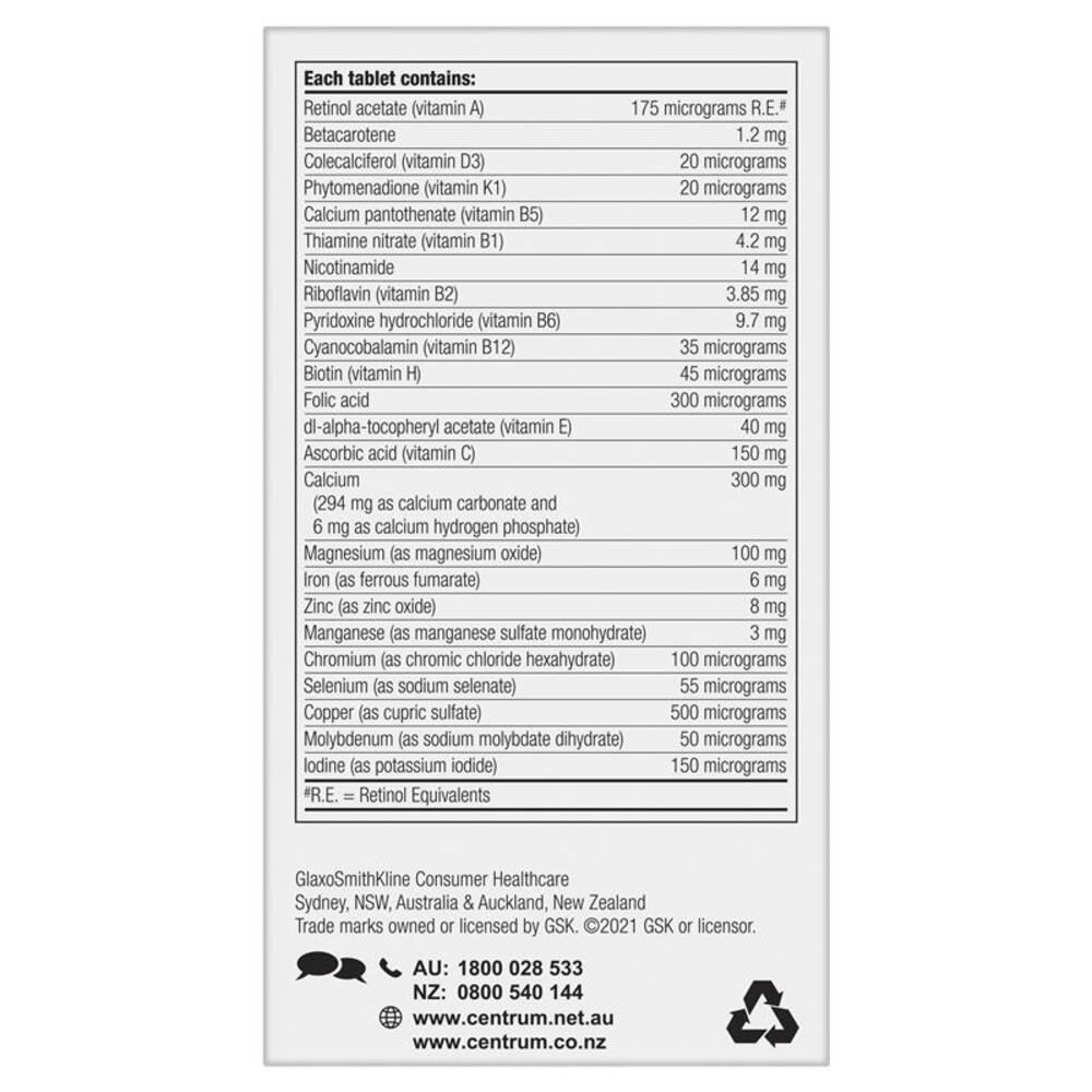 Centrum Для женщин 50+ 90 таблеток 3 шт.