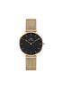 Год импорта Daniel Wellington DW часы женские миниатюрные Evergold YG черные 32 мм часы стильные фирменные сетчатые черные настоящие популярные милые простые простые