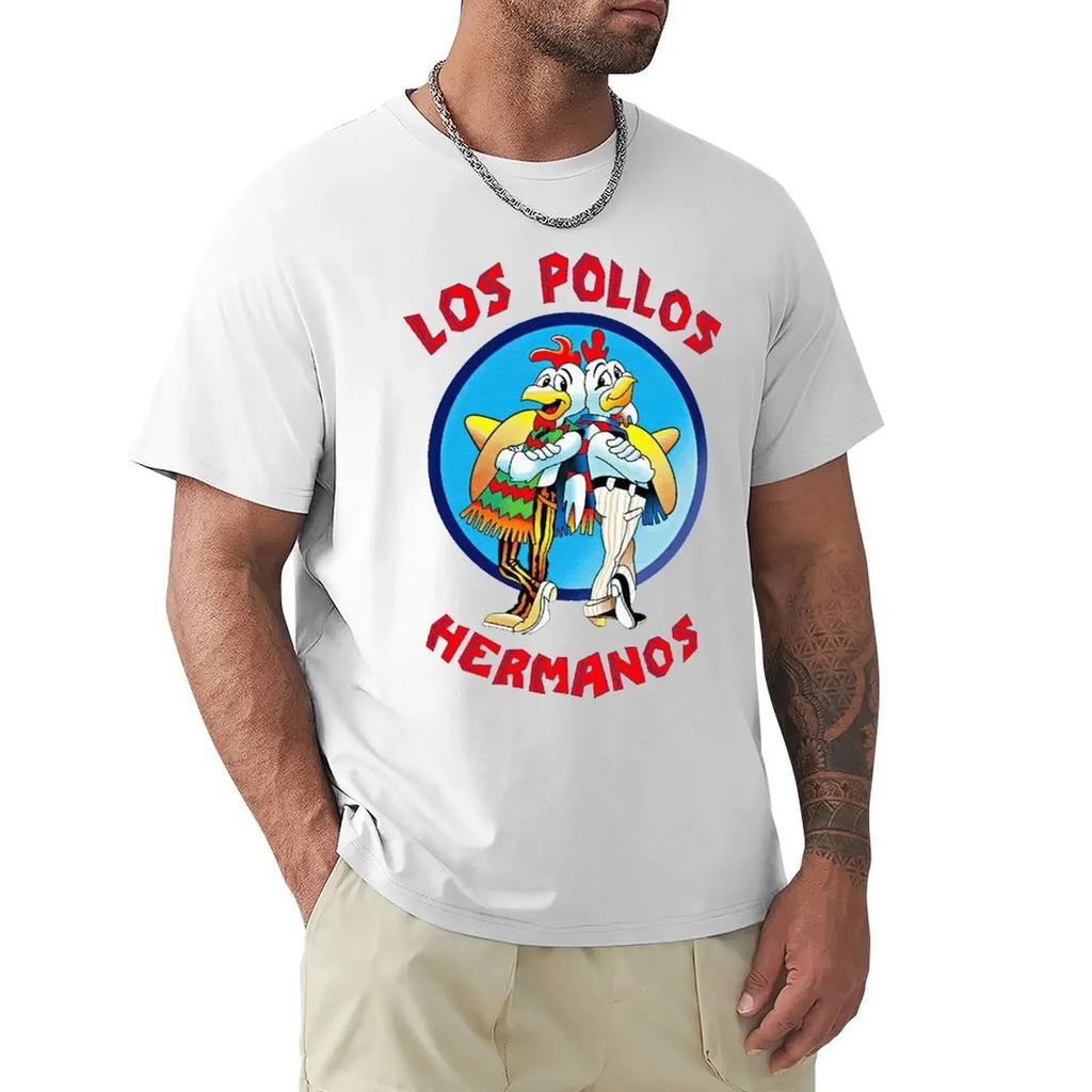 Los Pollos Hermanos Cool And Funny Short Sleeved Casual Fashion Cotton T-shirt Tee Shirts