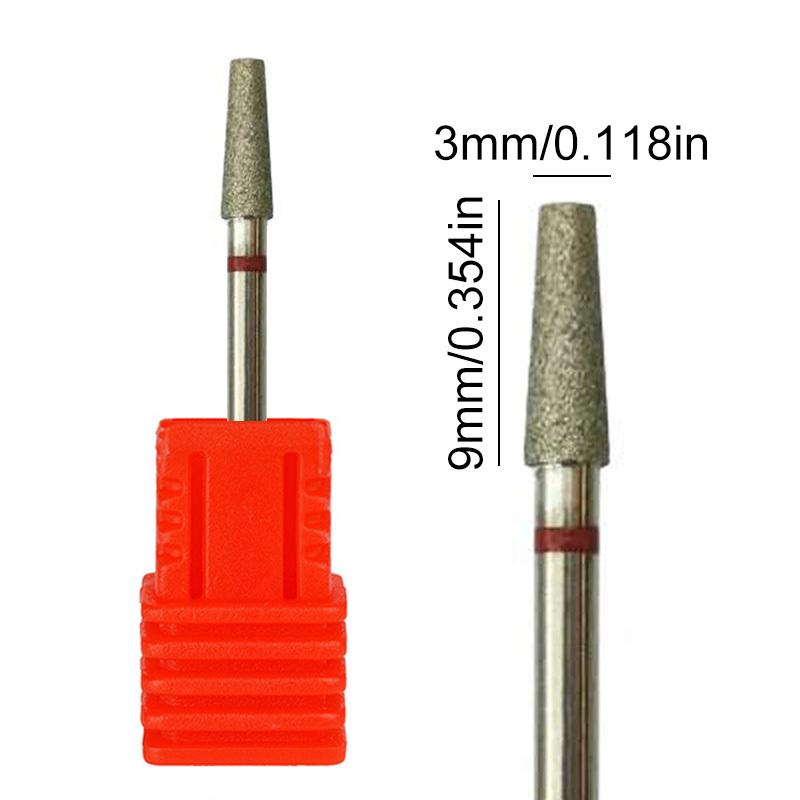 Diamond Milling Cutter Nail Drill Bits Set For Manicure Accessory Pedicure Eletric Machine Nail Bit Brush Burr Tool