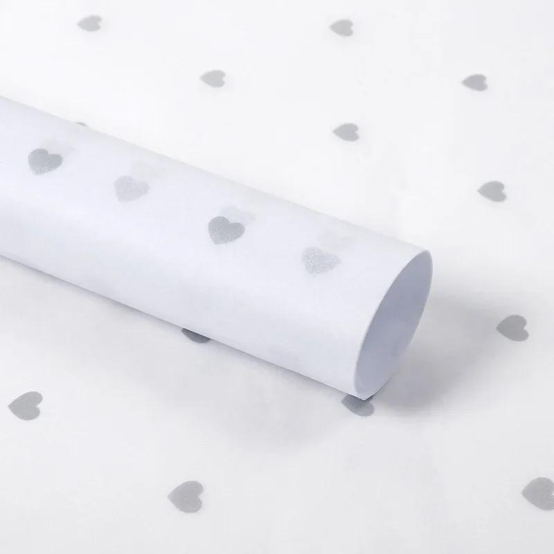 Упаковочная бумага ручной работы своими руками, ручная работа, узор «звезда, любовь, точки», папиросная бумага, 7 листов/партия, упаковочная бумага для цветов